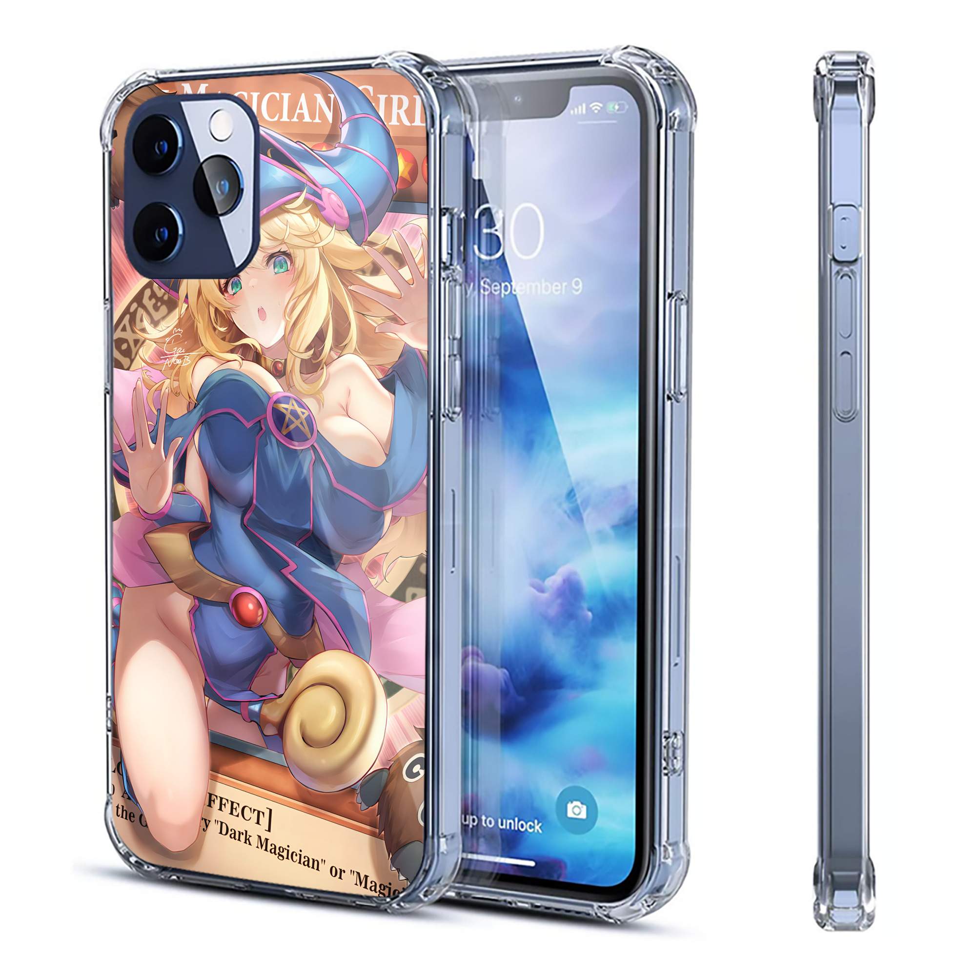 （画像用） 遊☆戯☆王 Yu-Gi-Oh! 【iPhone 12シリーズ対応】透明スマホケース（クリアソフトケース）